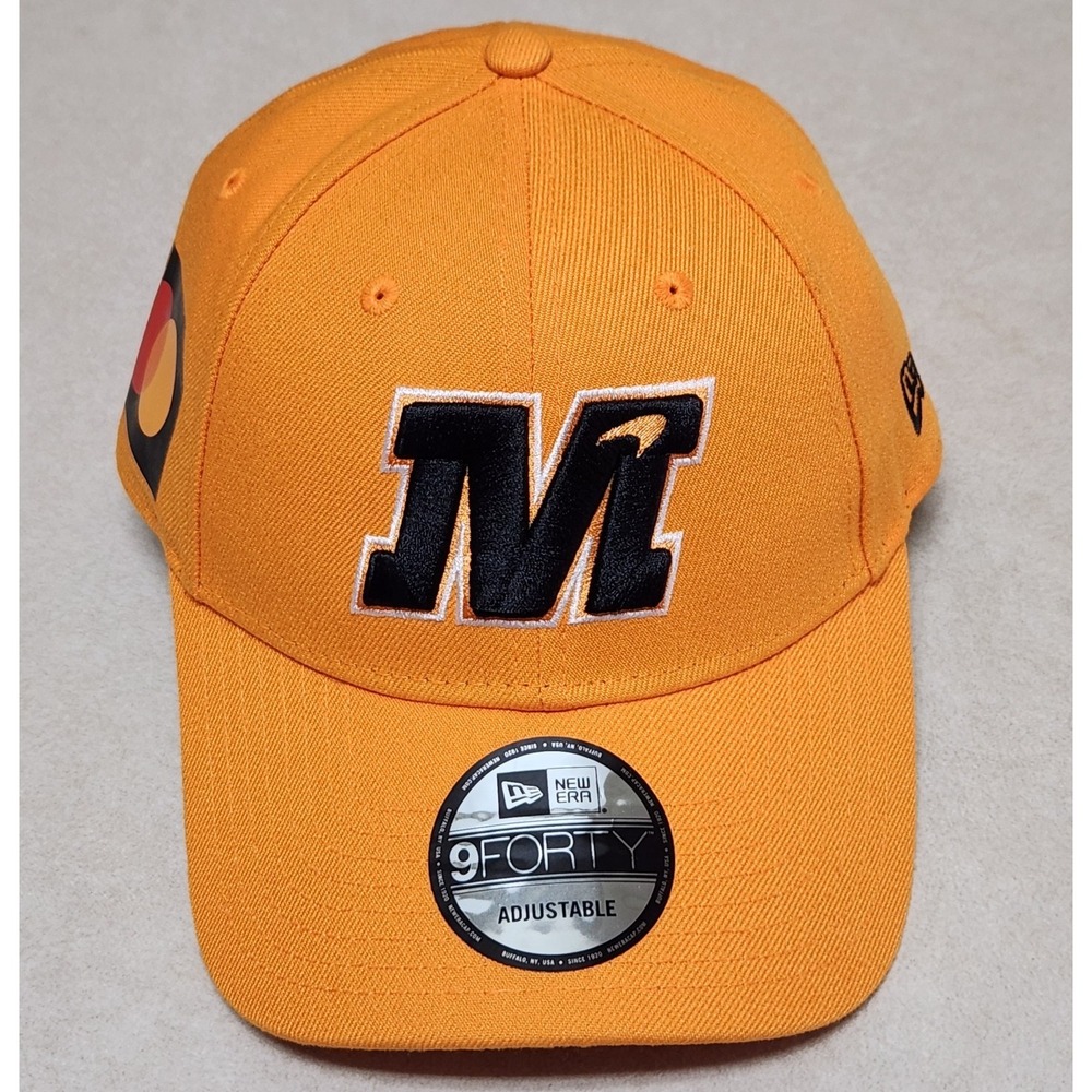New Era McLaren Formula 1 Team 9FORTY Hat Papaya Orange Adjustable F1 Racing Cap